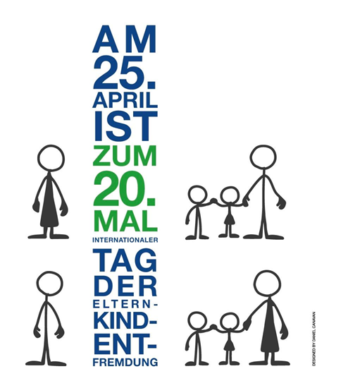 25. April - 20. Tag der Eltern-Kind-Entfremdung